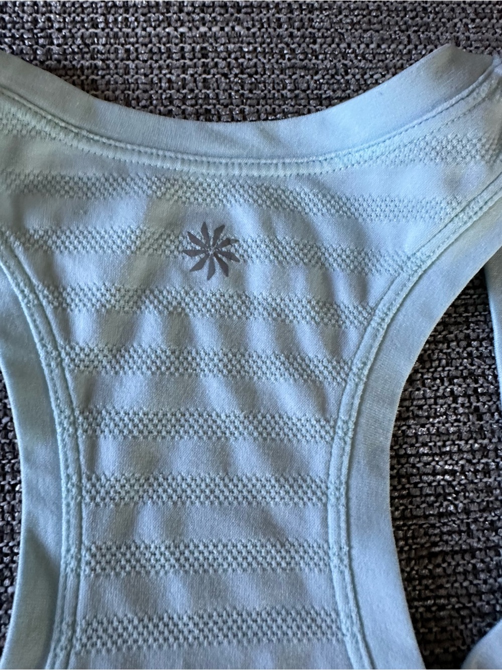 Athleta Light Blue Racerback Tank Top - Picture 4 of 4